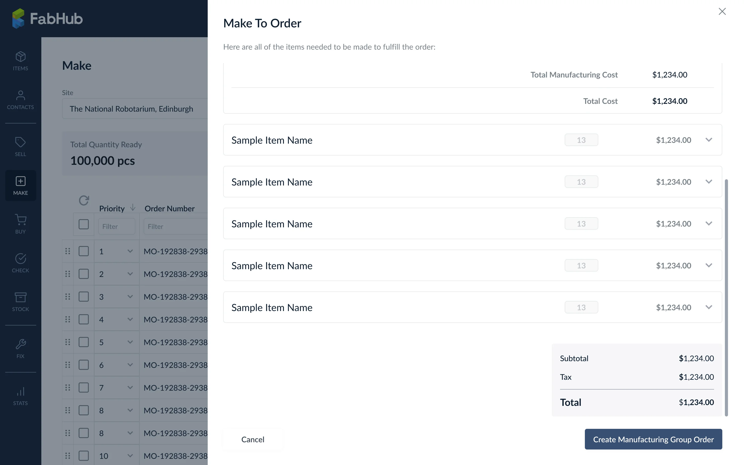 Make to Order mit Make-Berechtigungen